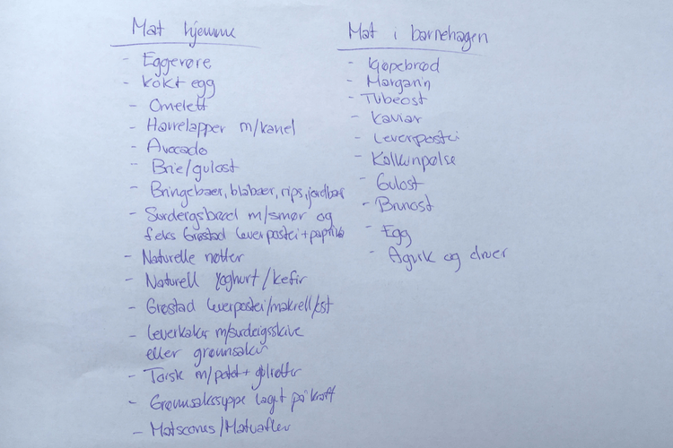 Barnehagestart - Et ærlig innlegg om barnehagestart og mat i barnehagen