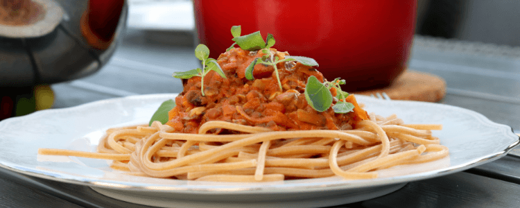 Bare Bra Barnemats spagetti bolognese med linser eller kjøtt