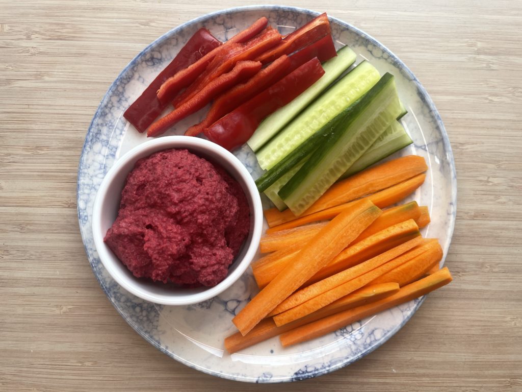 Rosa hummus - passer fra 12 måneder