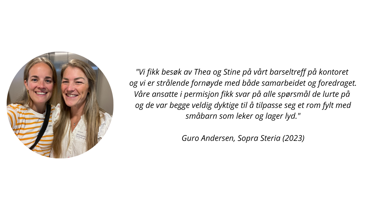 Foredrag for din bedrift med Bare bra Barnemat